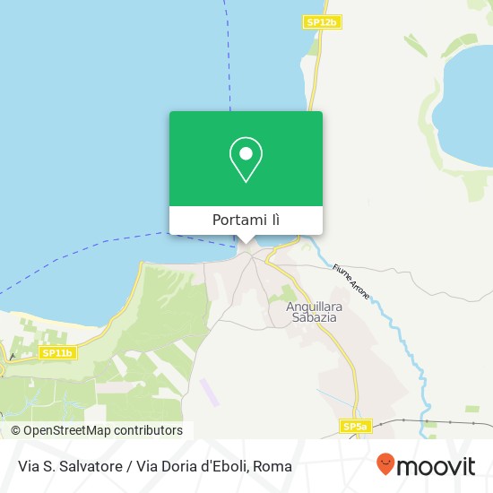 Mappa Via S. Salvatore / Via Doria d'Eboli