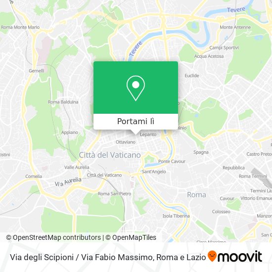 Mappa Via degli Scipioni / Via Fabio Massimo