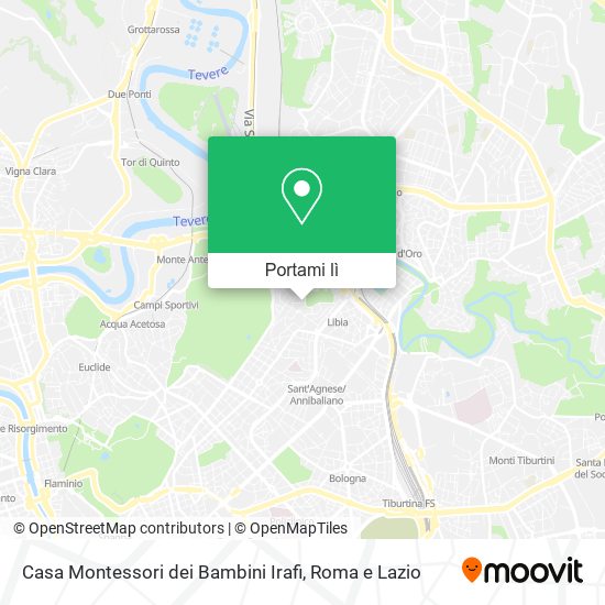 Mappa Casa Montessori dei Bambini Irafi
