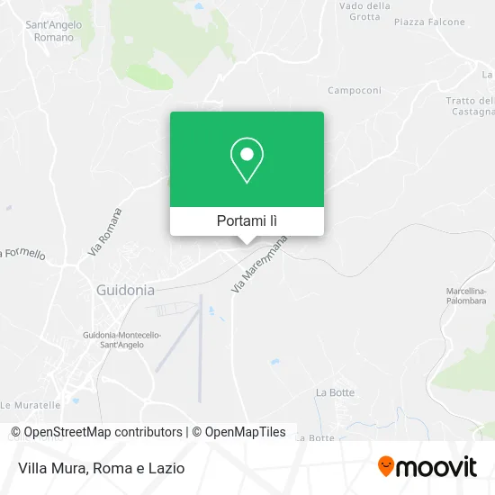 Mappa Villa Mura