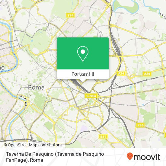 Mappa Taverna De Pasquino (Taverna de Pasquino FanPage)