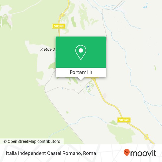 Mappa Italia Independent Castel Romano
