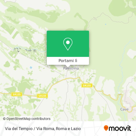 Mappa Via del Tempio / Via Roma