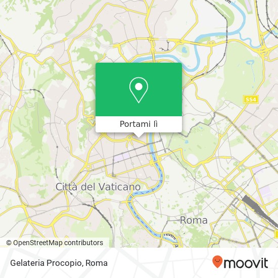 Mappa Gelateria Procopio