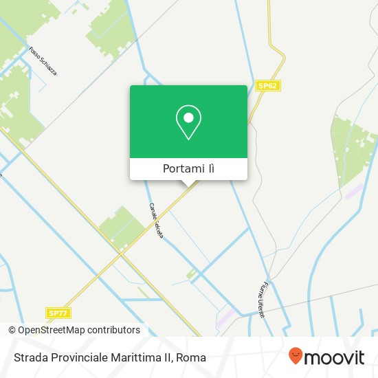 Mappa Strada Provinciale Marittima II