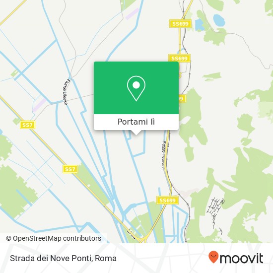 Mappa Strada dei Nove Ponti