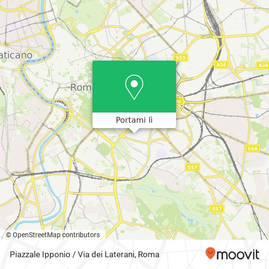 Mappa Piazzale Ipponio / Via dei Laterani