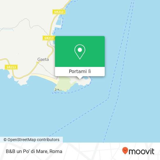 Mappa B&B un Po' di Mare