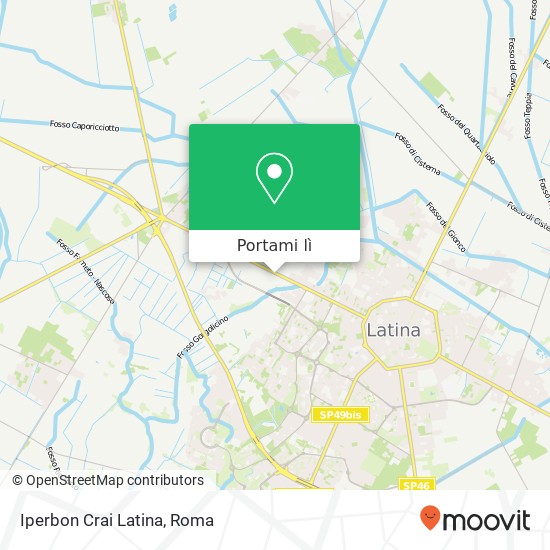 Mappa Iperbon Crai Latina