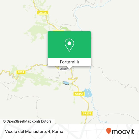 Mappa Vicolo del Monastero, 4