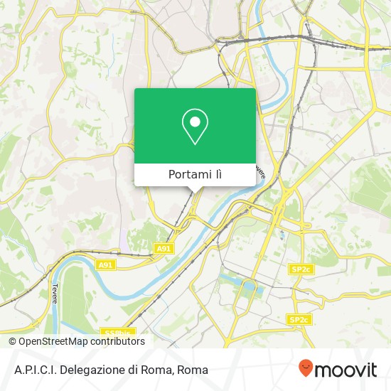 Mappa A.P.I.C.I. Delegazione di Roma