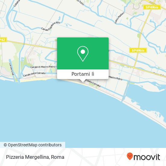 Mappa Pizzeria Mergellina