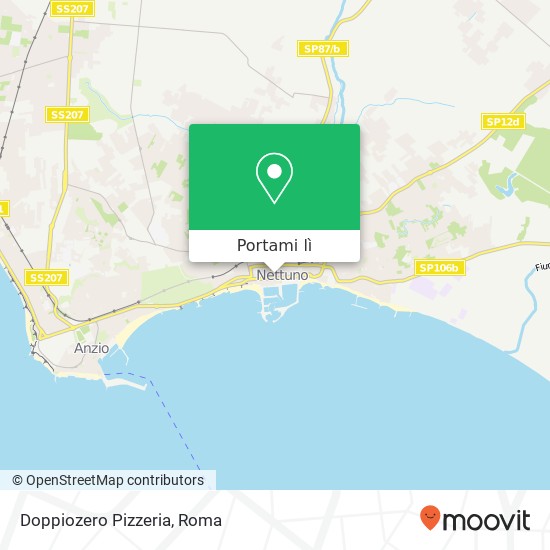 Mappa Doppiozero Pizzeria