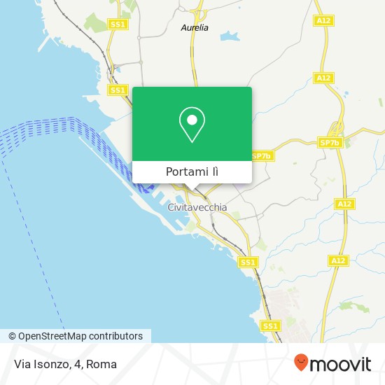 Mappa Via Isonzo, 4