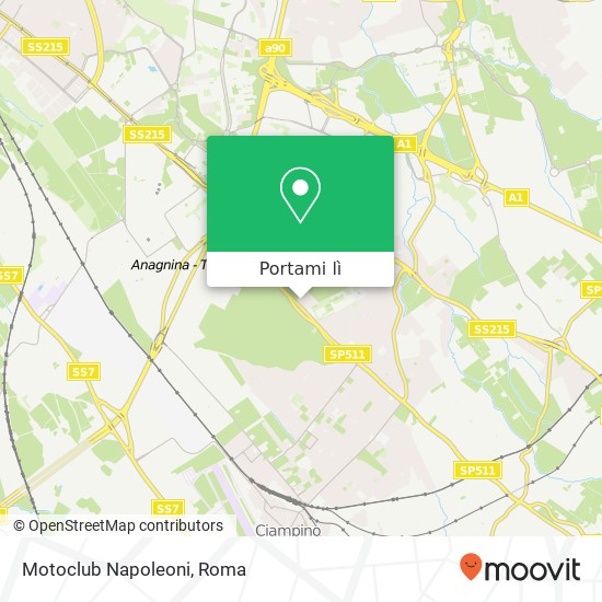 Mappa Motoclub Napoleoni