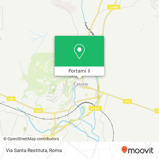 Mappa Via Santa Restituta