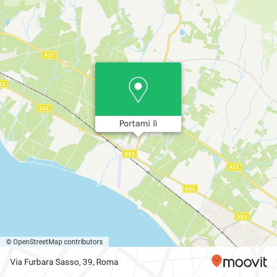 Mappa Via Furbara Sasso, 39