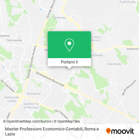 Mappa Master Professioni Economico-Contabili