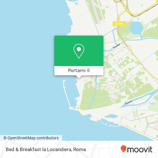 Mappa Bed & Breakfast la Locandiera