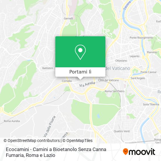 Mappa Ecocamini - Camini a Bioetanolo Senza Canna Fumaria