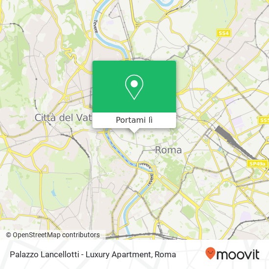 Mappa Palazzo Lancellotti - Luxury Apartment