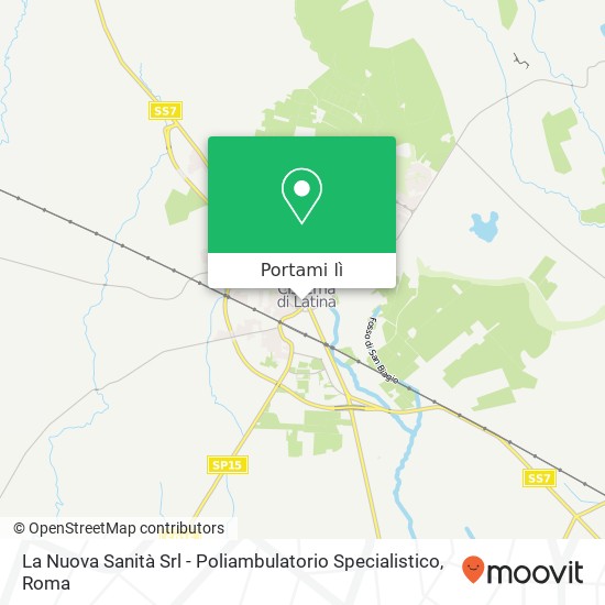 Mappa La Nuova Sanità Srl - Poliambulatorio Specialistico