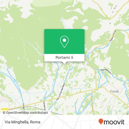 Mappa Via Minghella