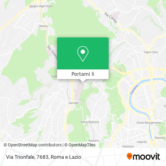 Mappa Via Trionfale, 7683