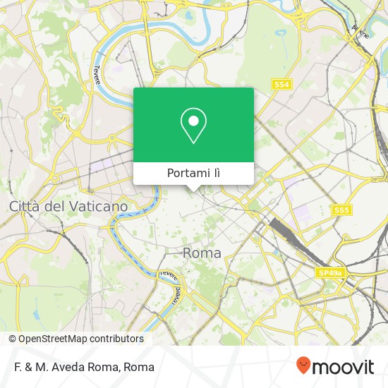 Mappa F. & M. Aveda Roma