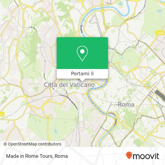 Mappa Made in Rome Tours