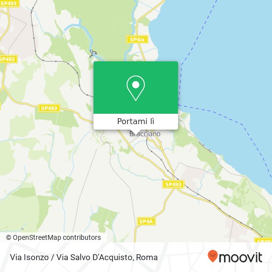 Mappa Via Isonzo / Via Salvo D'Acquisto