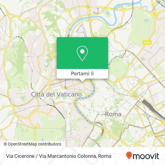 Mappa Via Cicerone / Via Marcantonio Colonna