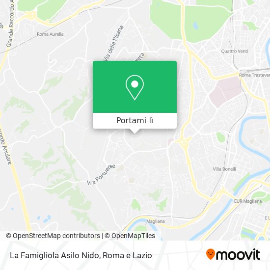 Mappa La Famigliola Asilo Nido