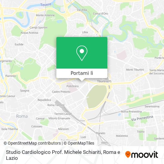 Mappa Studio Cardiologico Prof. Michele Schiariti