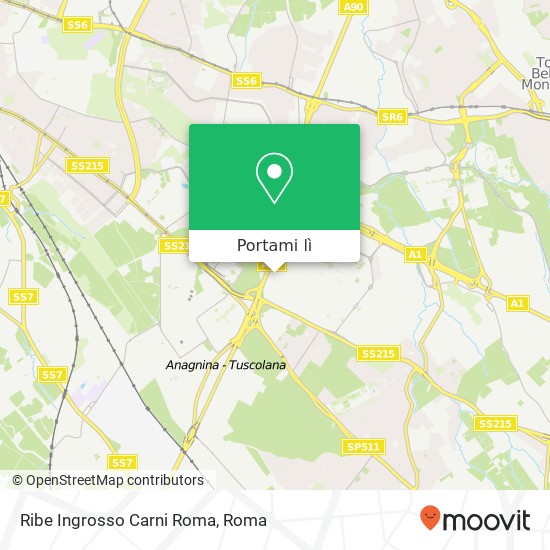 Mappa Ribe Ingrosso Carni Roma