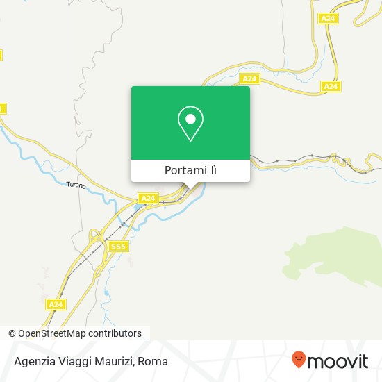 Mappa Agenzia Viaggi Maurizi