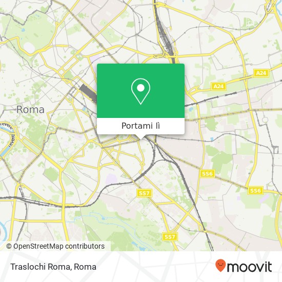 Mappa Traslochi Roma