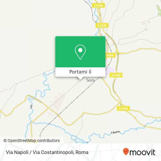 Mappa Via Napoli / Via Costantinopoli
