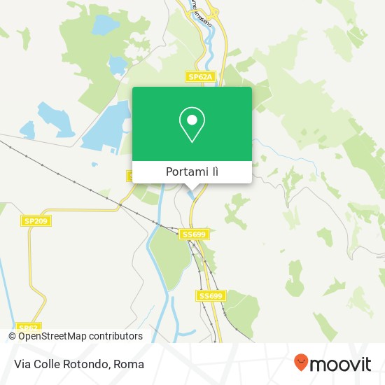 Mappa Via Colle Rotondo