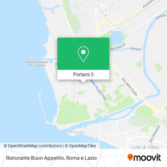 Mappa Ristorante Buon Appetito