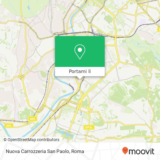 Mappa Nuova Carrozzeria San Paolo