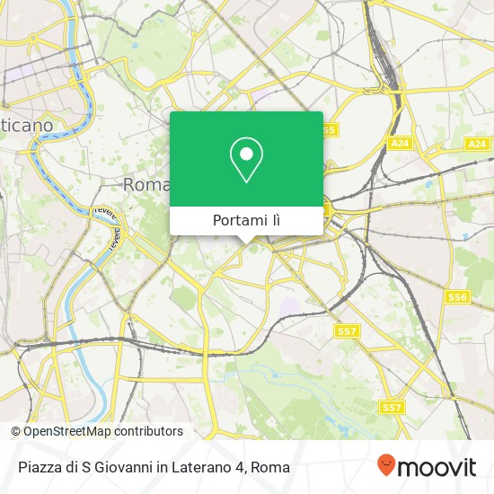 Mappa Piazza di S  Giovanni in Laterano  4