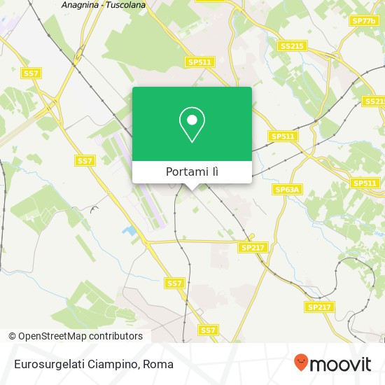 Mappa Eurosurgelati Ciampino