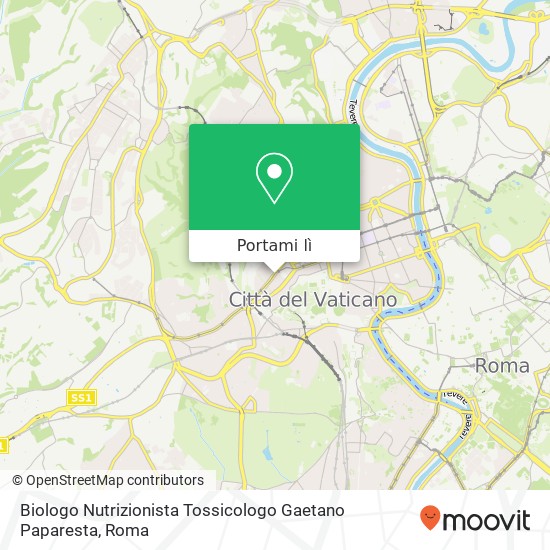 Mappa Biologo Nutrizionista Tossicologo Gaetano Paparesta