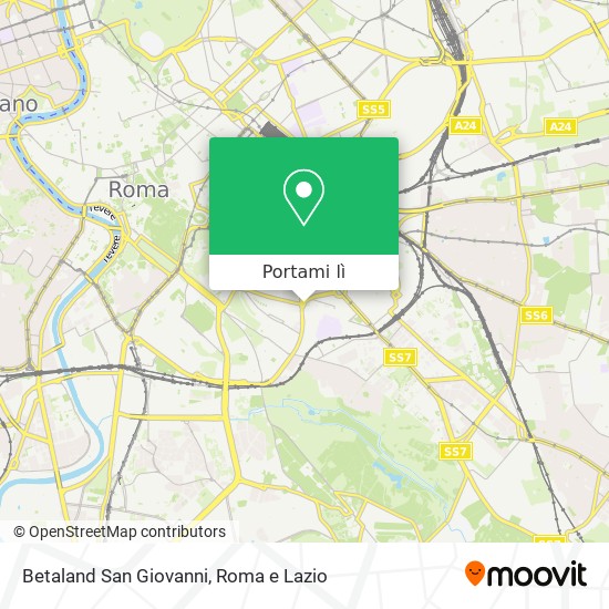 Mappa Betaland San Giovanni