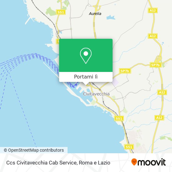 Mappa Ccs Civitavecchia Cab Service