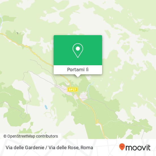 Mappa Via delle Gardenie / Via delle Rose