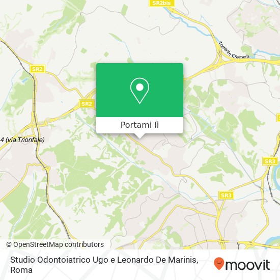 Mappa Studio Odontoiatrico Ugo e Leonardo De Marinis