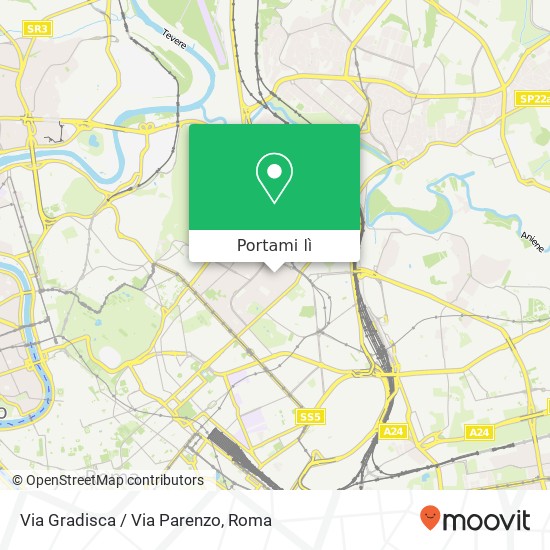 Mappa Via Gradisca / Via Parenzo