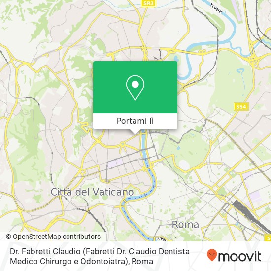 Mappa Dr. Fabretti Claudio (Fabretti Dr. Claudio Dentista Medico Chirurgo e Odontoiatra)